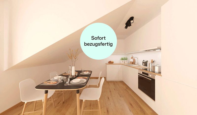 Bezugsfertige Ferienwohnung im Dachgeschoss mit Balkon und Außenstellplatz